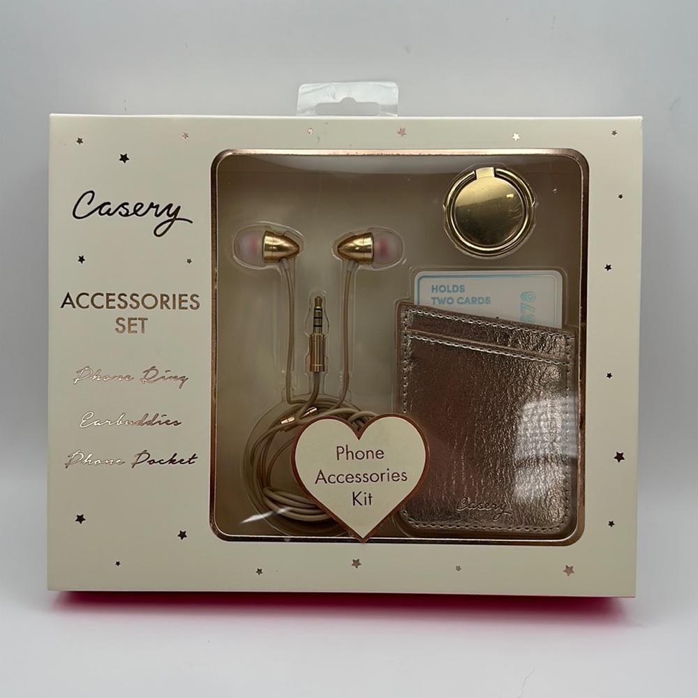 NWT Casery Phone Accessories Kit